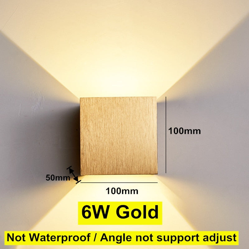 Wall Lamps Waterproof  Surface Mounted LED Wall Light Indoor Outdoor Wall Lights