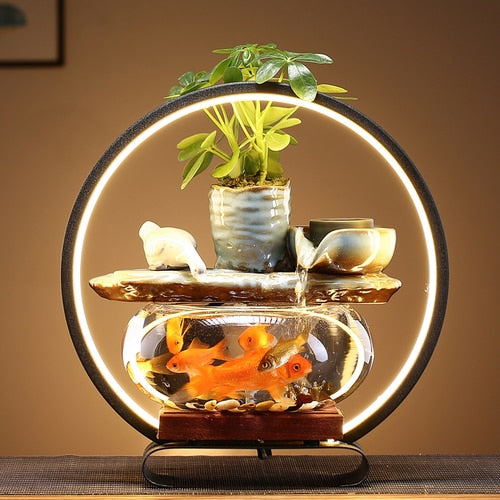 Incense Burner Holder Smoke Waterfall Scentsy Stand Fish Tank Home Fragrance Ornaments