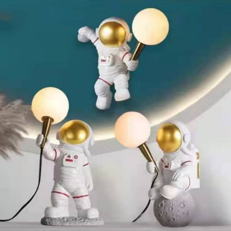 Table Lamp Astronaut Wall Light Sconce Moon Spaceman Table Lamps