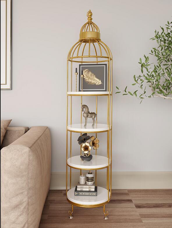 Storage Cabinets Living Room Nordic Racks Creative Bird Cage Shelf Flower Rack Book Schränke