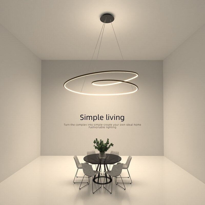 Pendant Light Modern Led  Ring Hanging Pendant Lights