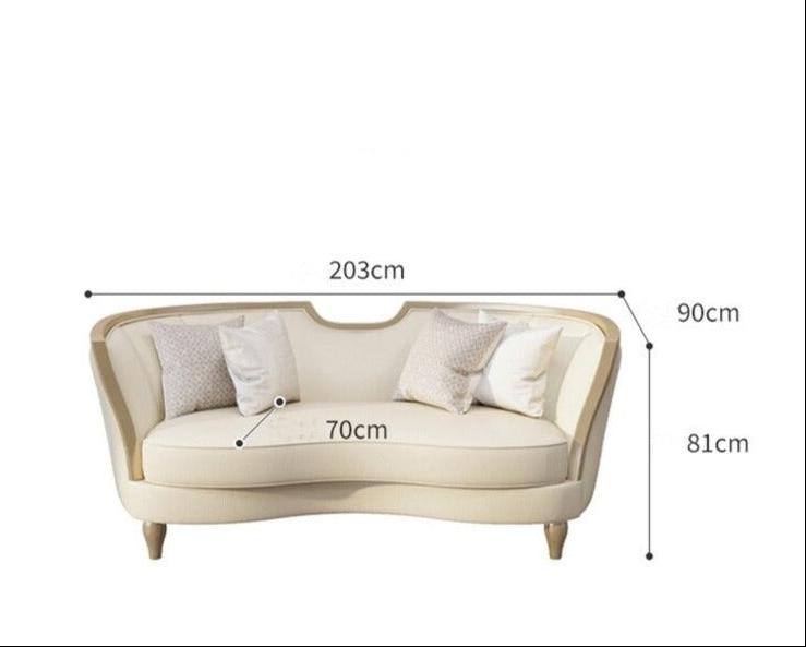 Sofa Set Living Room Luxury Sofagarnituren Light Combination European Solid Wood Leather SofasSet Light Luxury Combination Modern Living Room Sofagarnituren European Solid Wood Leather Sofa Set