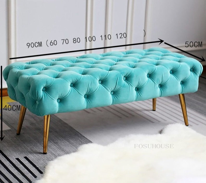 Couch Nordic Stools Fabric Living Room Furniture Light Couches