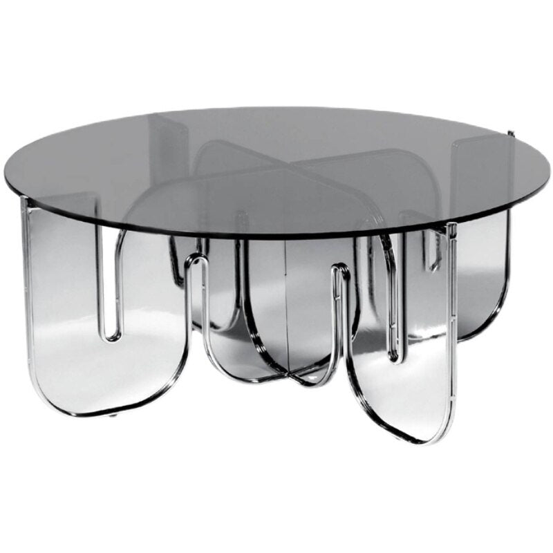 Coffee Table Creative Iridescent Acrylic Luxury Tisch Ghost Glass Couchtisch Round Tables