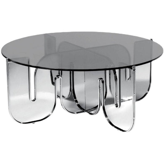 Coffee Table Creative Iridescent Acrylic Luxury Tisch Ghost Glass Couchtisch Round Tables