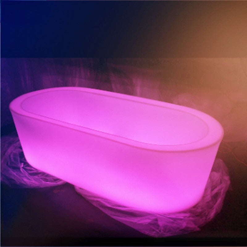 Bathroom Furniture Bathtub LED Luminous Personalized Home Advanced Color Bathtub