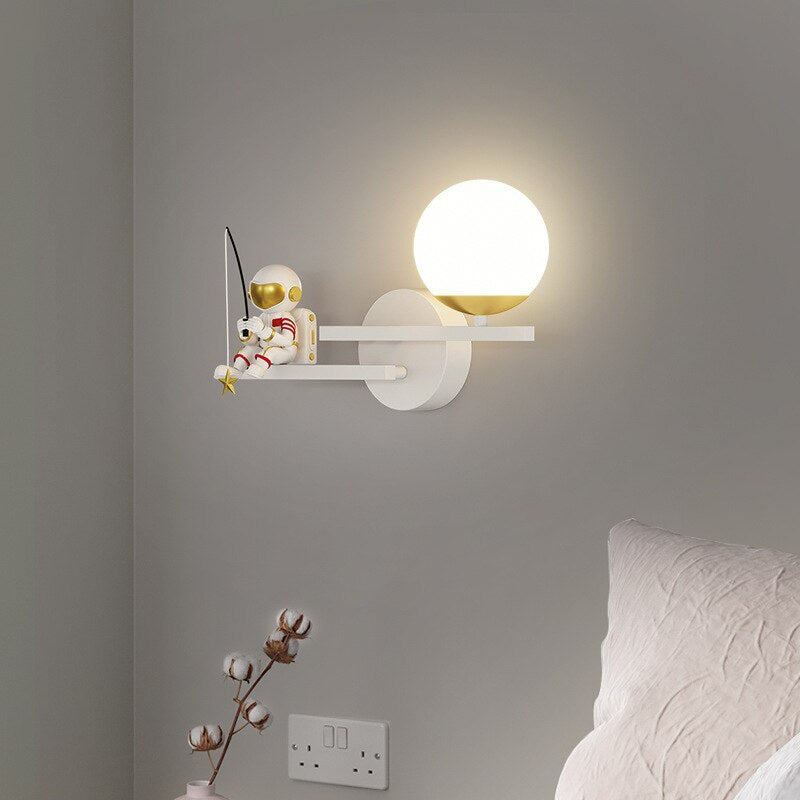 Wall Lamps Modern LED Sconce Simple Nordic Astronaut Kids Wall Lights