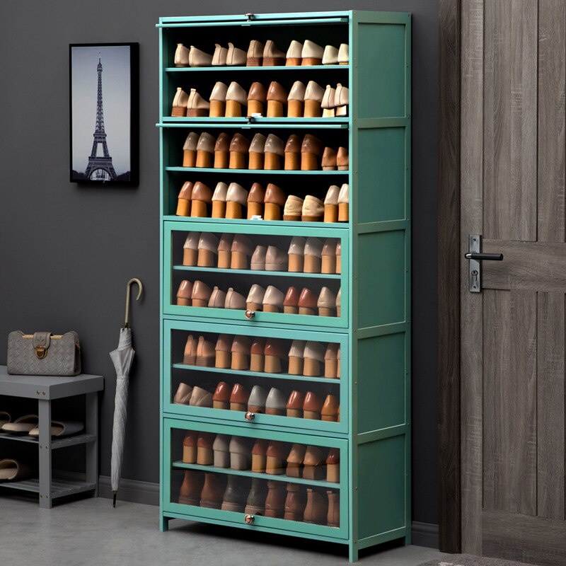 Shoe Cabinets HD Transparent Shoe Storage Shelf Display Dustproof Shoe Rack Organizer Schuhschränke  Furniture