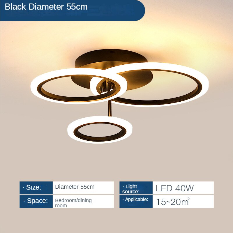 Ceiling Light Modern Led Gold Ring Interior Ceiling Lights