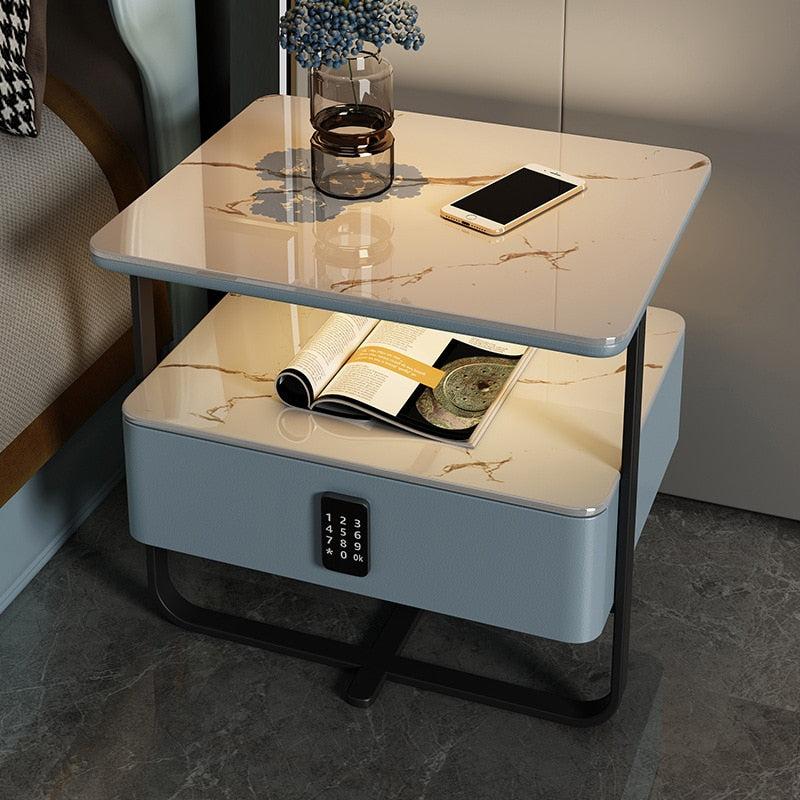 Bedside Cabinet Smart Nightstands Bedroom Bedside Cabinets Luxury Nachttisch