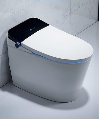 Bathroom Toilet S-trap Intelligent WC Elongated Remote Controlled Smart Toilette Bidet