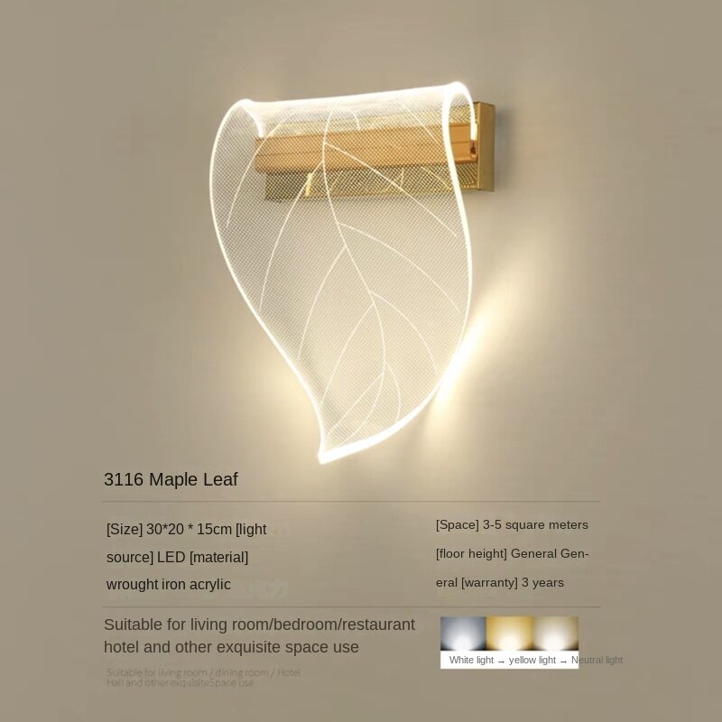 Wall Lamps Nordic Acrylic Aisle Wall Lights