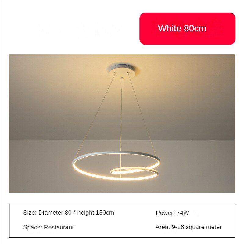 Pendant Light Modern Led  Ring Hanging Pendant Lights