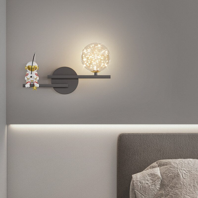 Wall Lamps Modern LED Sconce Simple Nordic Astronaut Kids Wall Lights