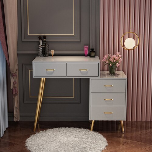 Bedroom Vanities Small Modern Schminktisch Set Bedroom Minimalist Furniture Dressing Table Set