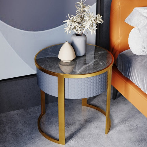 Bedside Cabinet Bedroom Bedside Nachttisch Modern Round Nightstands