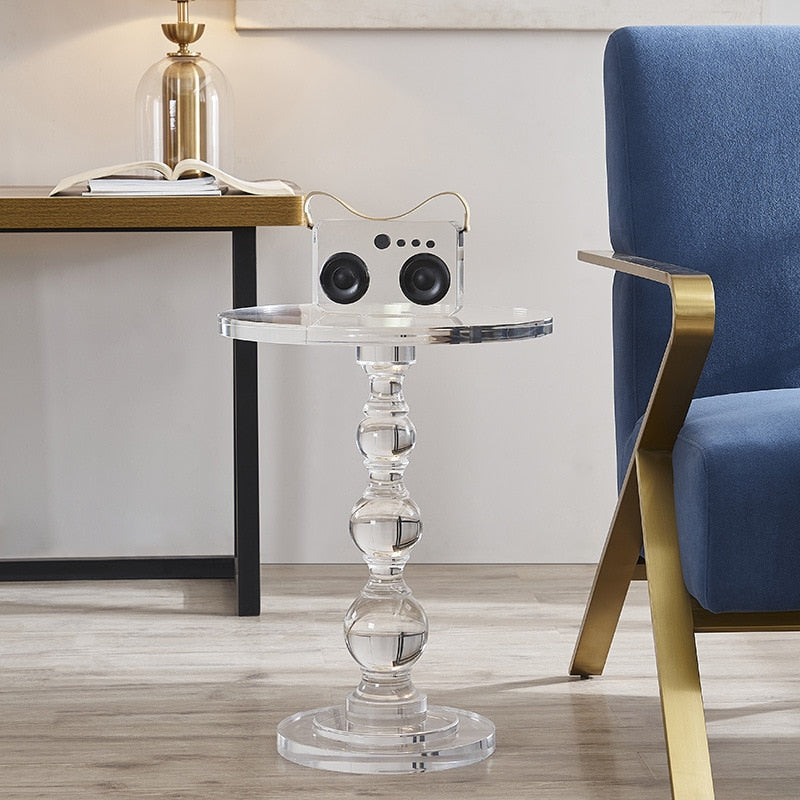 Ghost Table New Acrylic Roman Column Couchtisch Transparent Side Tables