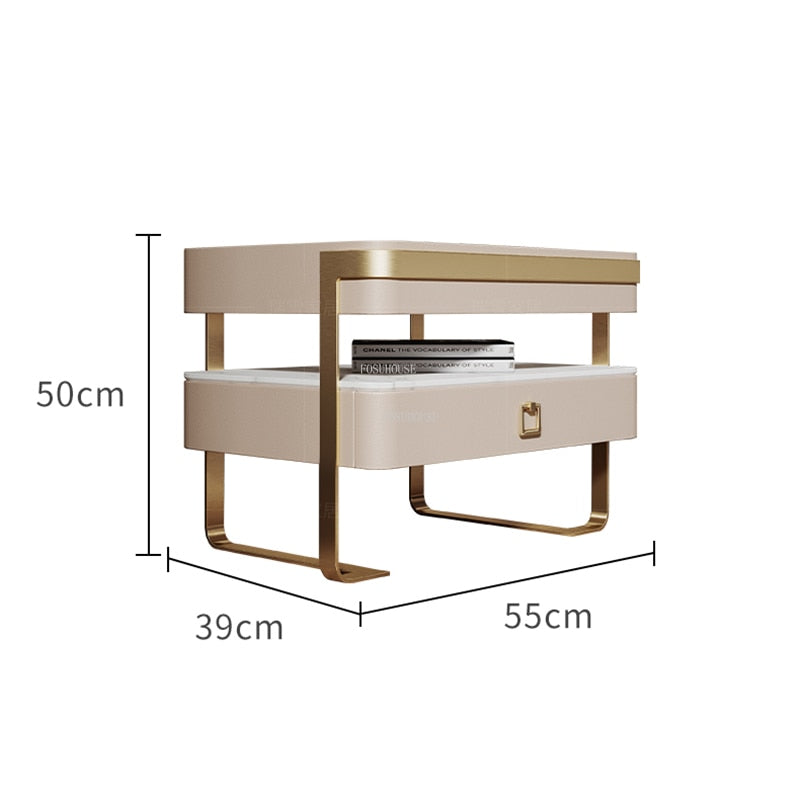 Bedside Cabinet Bedroom Nachttisch Luxury Italian Home Creative Bedside Nightstands