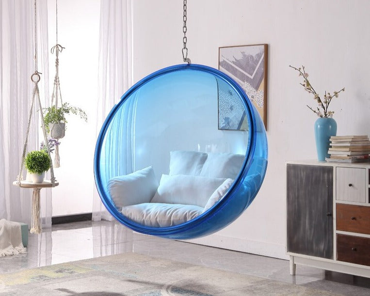 Ghost Chairs Bubble Transparent Glider Cradle Stühle Hanging Basket Swing Rocking Hängesessel Chair