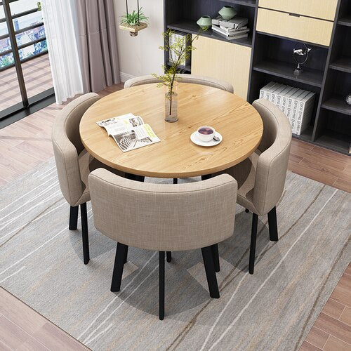 Dining Table Sets Kitchen & Dining Furniture Sets Simple Leisure Round Esstisch Sets