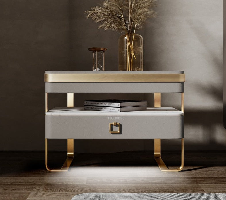 Bedside Cabinet Bedroom Nachttisch Luxury Italian Home Creative Bedside Nightstands