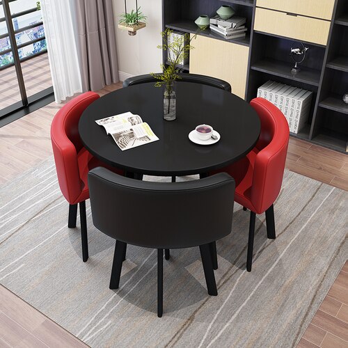 Dining Table Sets Kitchen & Dining Furniture Sets Simple Leisure Round Esstisch Sets