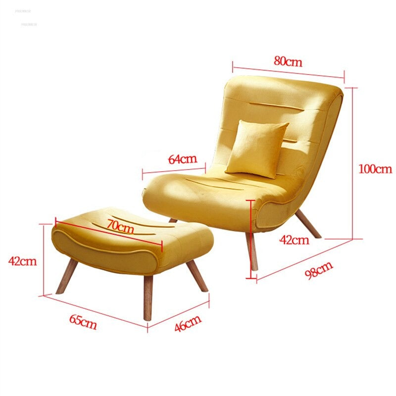 Wing Chair Home Furniture Creative Luxury Sessel Leisure Back Wingchairs