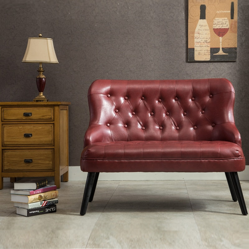 Chesterfield Chairs Single Double Chesterfield Sofa Leather Sessel Living Room Sofasessel Luxury Couch