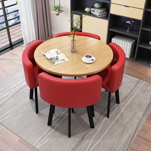 Dining Table Sets Kitchen & Dining Furniture Sets Simple Leisure Round Esstisch Sets