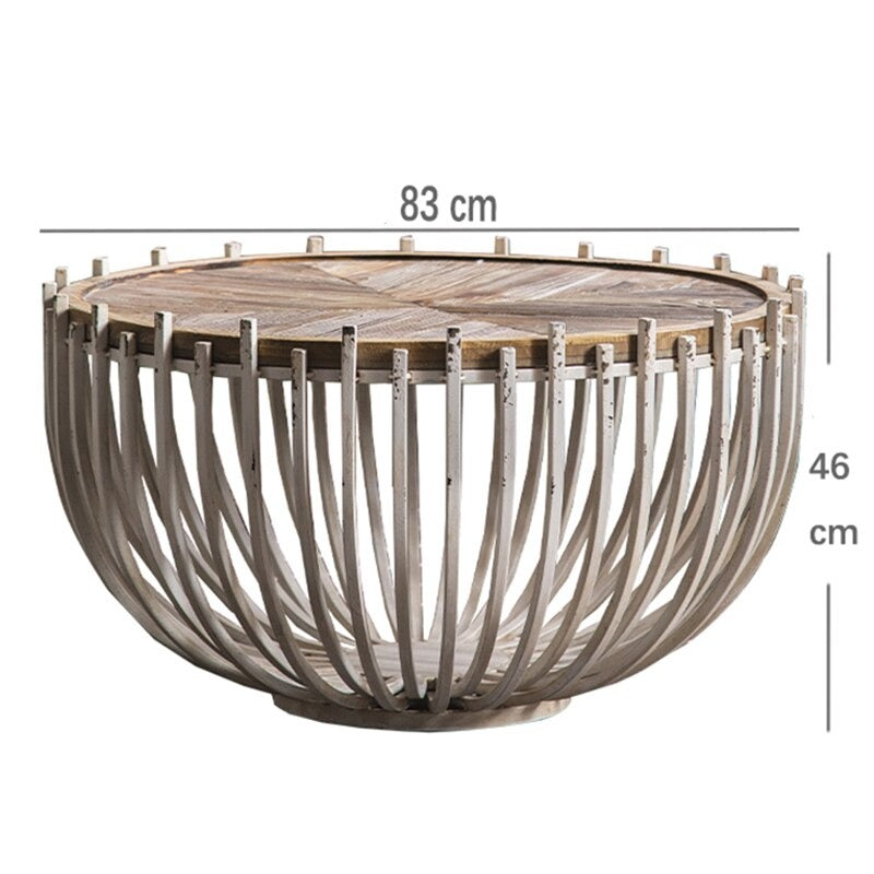 Coffee Table Nordic Wrought Iron Living Room Couchtisch Side Tisch Retro Small Round Tables