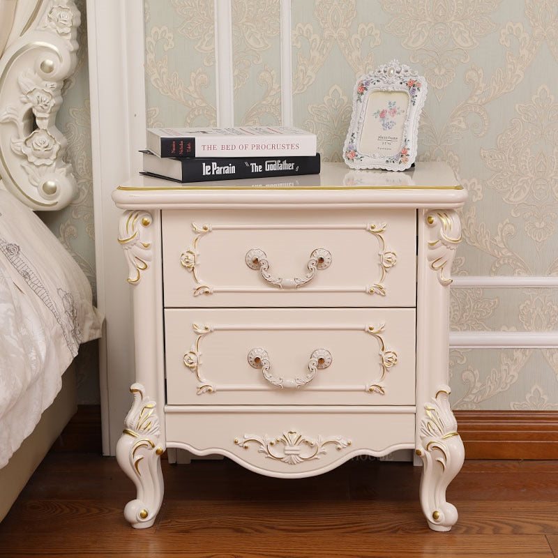 Bedside Cabinet Bedroom Nightstand Wood Storage Cabinet Nachttisch