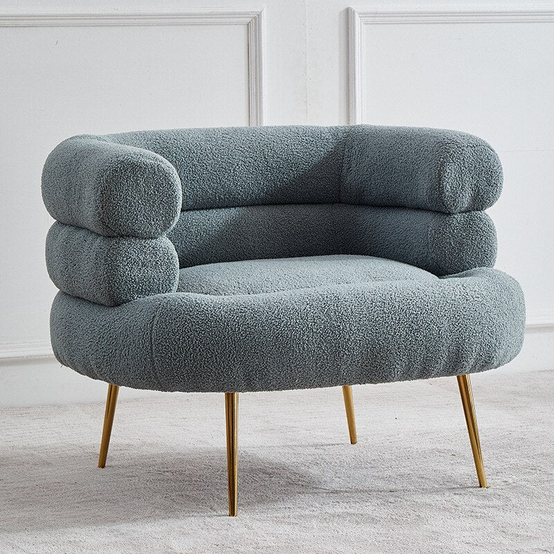 Arm Chairs Luxury Scandinavian Single Sessel Designer Creative Wool Leisure Chairs