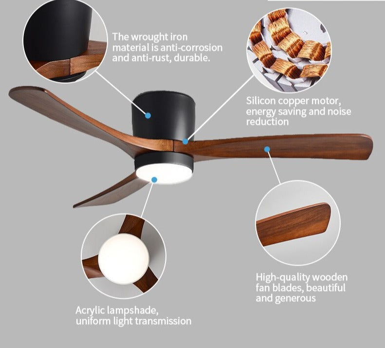 Wood Ceiling Fan Remote Control Chandelier Ceiling Fans Wood Pendant Lights