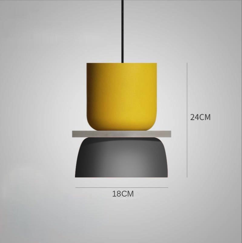 Pendant Light Led Nordic Hanging Suspension Bedside Macaron Pendant Lights