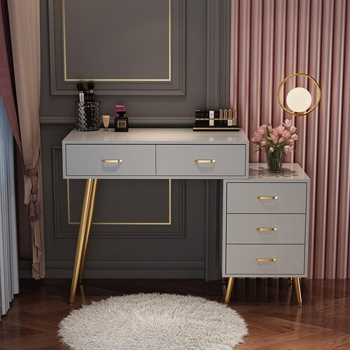 Bedroom Vanities Small Modern Schminktisch Set Bedroom Minimalist Furniture Dressing Table Set