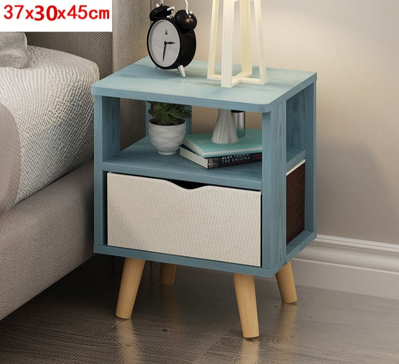 Bedside Cabinet Dormitory Storage Nightstands Bedroom Bedside Nachttisch