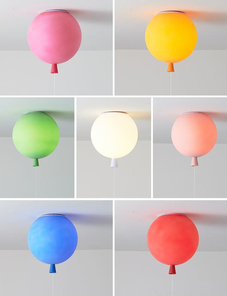 Children's Room Lighting Macarone Frosted Balloon Simple Modern Led Ceiling Lights