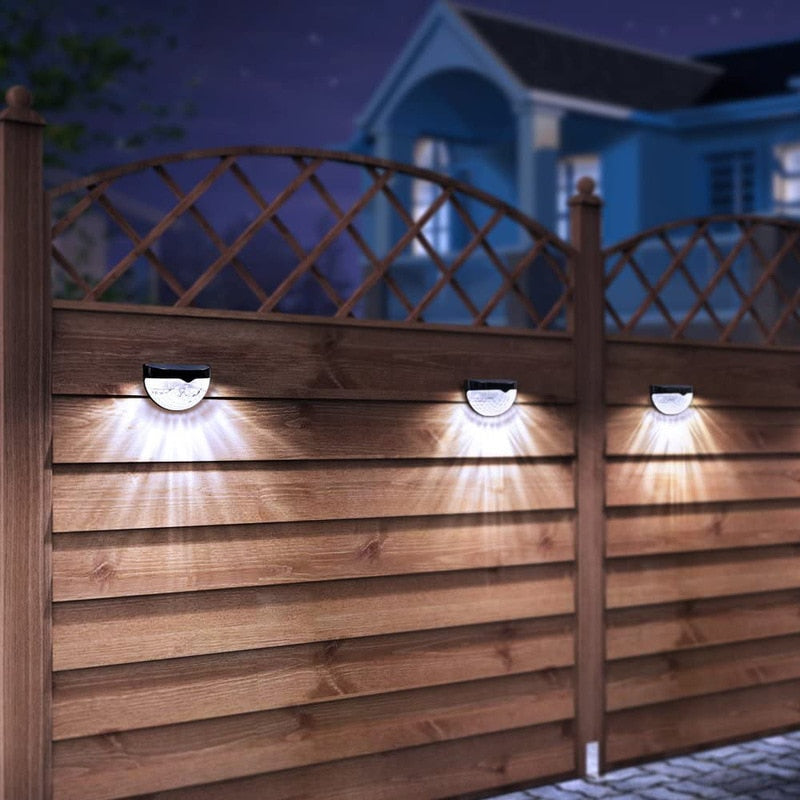 Wall Lamps Solar Light Outdoor Light Control Induction Solar Fence Wall Lights