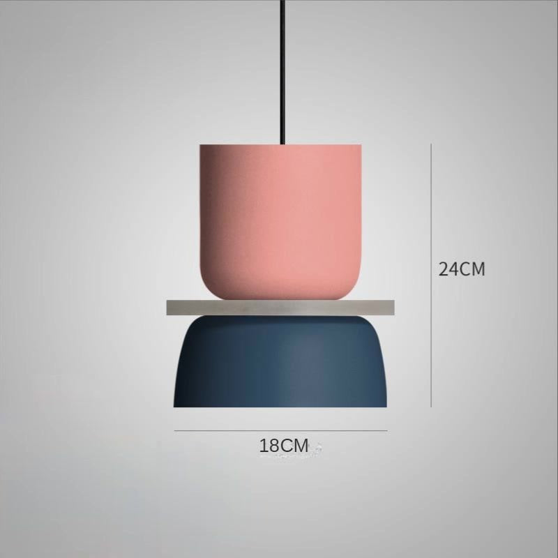 Pendant Light Led Nordic Hanging Suspension Bedside Macaron Pendant Lights