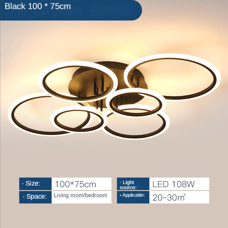 Ceiling Light Modern Led Gold Ring Interior Ceiling Lights