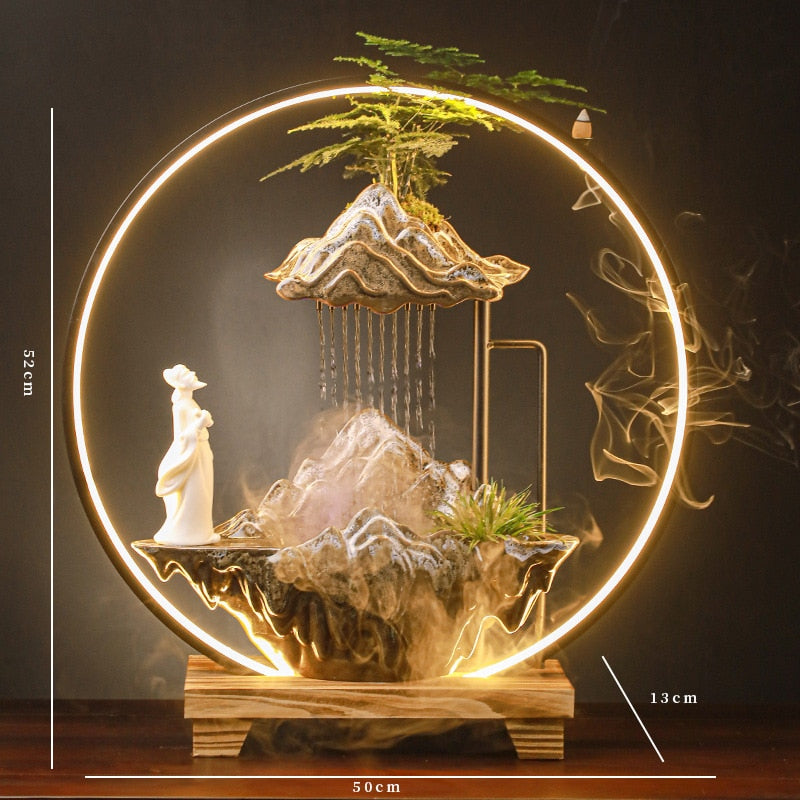 Incense Burner Lamp Zen Smoke Incense Burners Living Room Vaporizador Decoration