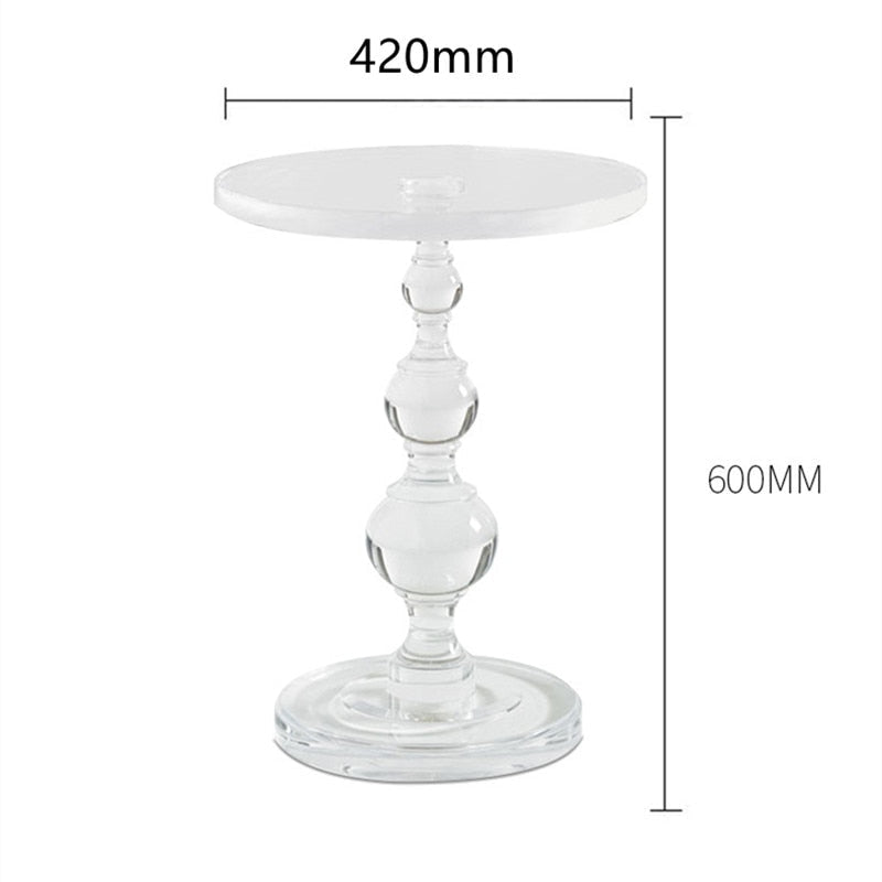 Ghost Table New Acrylic Roman Column Couchtisch Transparent Side Tables