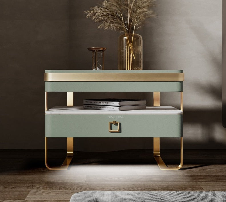 Bedside Cabinet Bedroom Nachttisch Luxury Italian Home Creative Bedside Nightstands