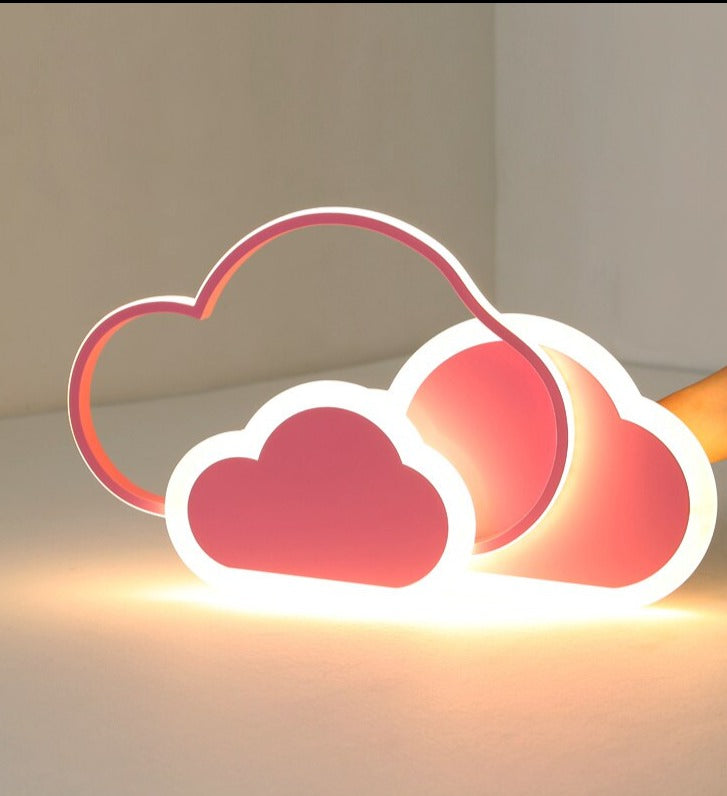 Children's Room Lighting Modern Led Nordic Cloud Heart Remote Control Interior Ceiling Lights