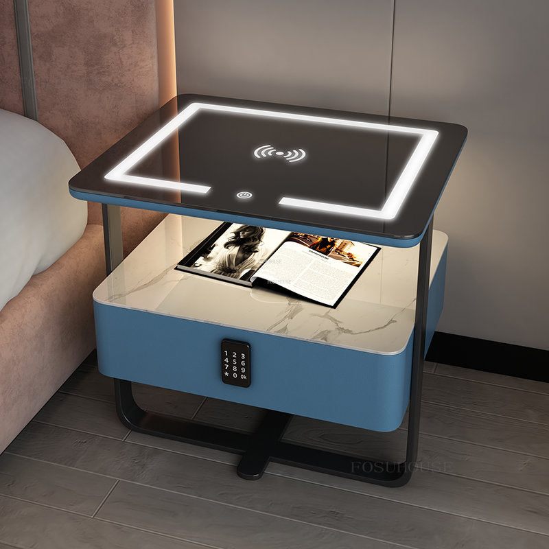 Bedside Cabinet American Smart Nightstands Bedroom Bedside Nachttisch