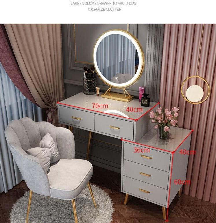 Bedroom Vanities Small Modern Schminktisch Set Bedroom Minimalist Furniture Dressing Table Set