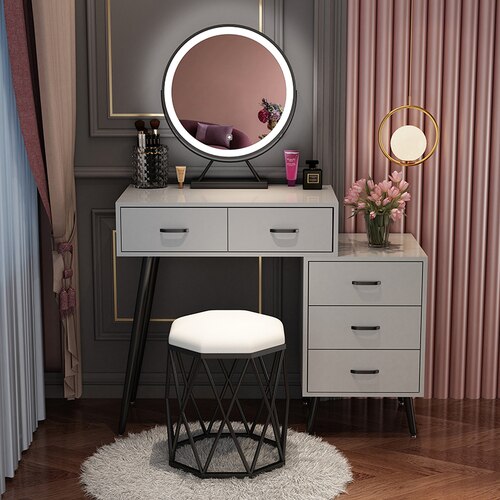 Bedroom Vanities Small Modern Schminktisch Set Bedroom Minimalist Furniture Dressing Table Set