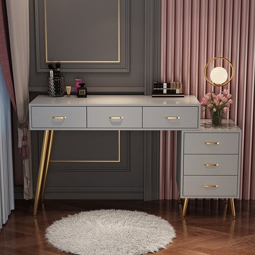 Bedroom Vanities Small Modern Schminktisch Set Bedroom Minimalist Furniture Dressing Table Set