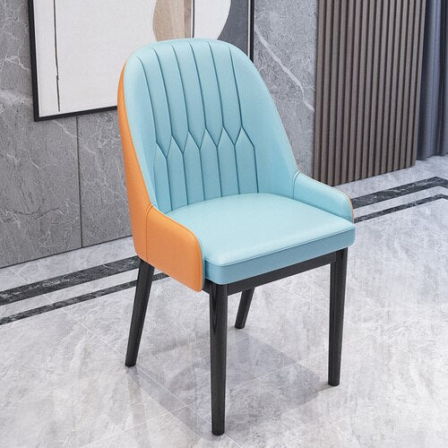 Round Chair Simple and Light Nordic Dining Chair Home Armchair Stool Desk Furniture