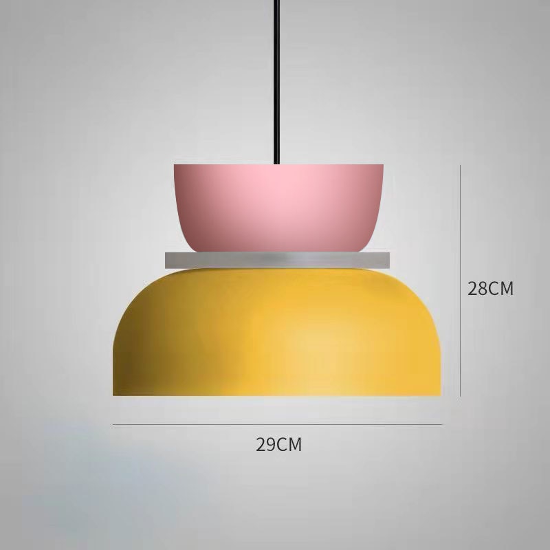 Pendant Light Led Nordic Hanging Suspension Bedside Macaron Pendant Lights